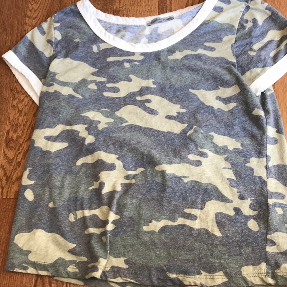Camo Crop Top